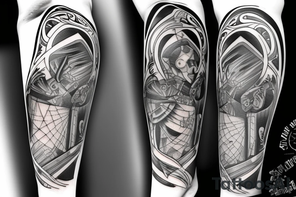 Double-barrelled horizontal shotgun on the crook of the elbow from the inside of the arm tattoo idea
