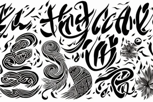 "ander" Calligraphy tattoo idea