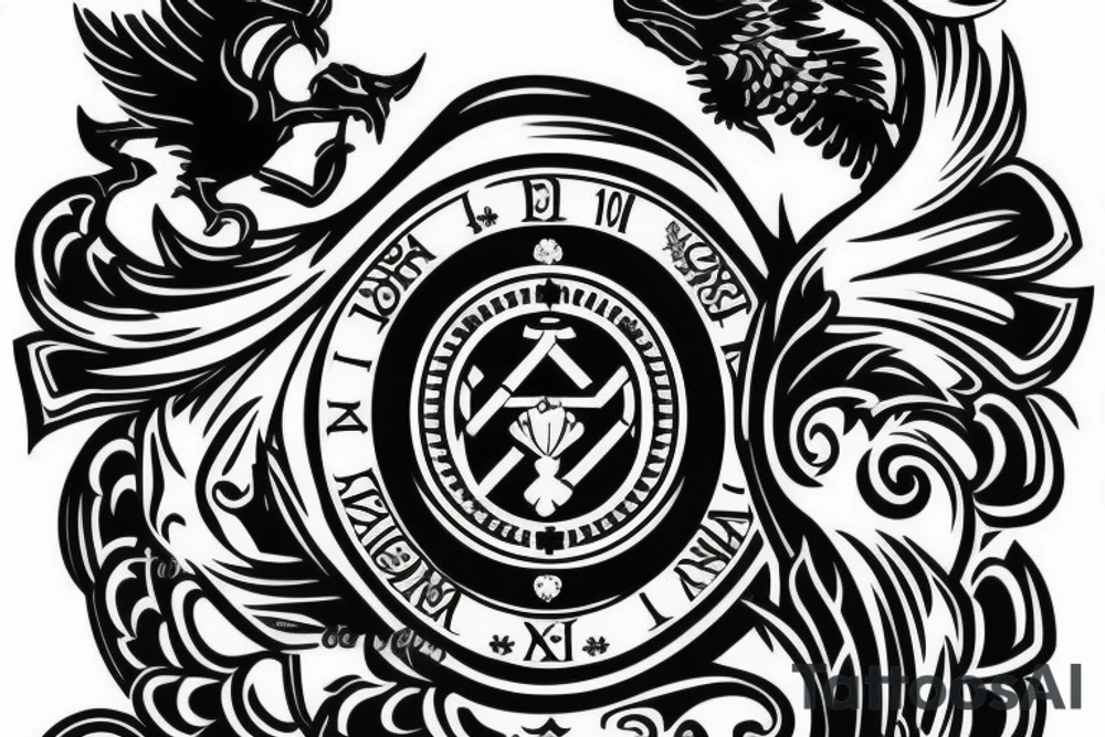 Ukrainian coat of arms tattoo idea