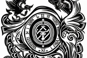 Ukrainian coat of arms tattoo idea