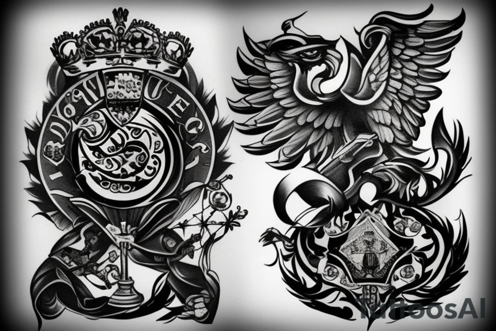Ukrainian coat of arms tattoo idea