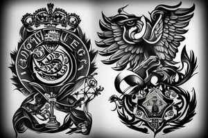 Ukrainian coat of arms tattoo idea