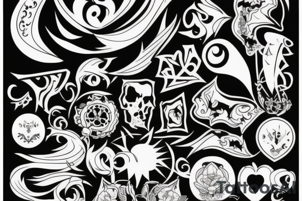 Самурай tattoo idea