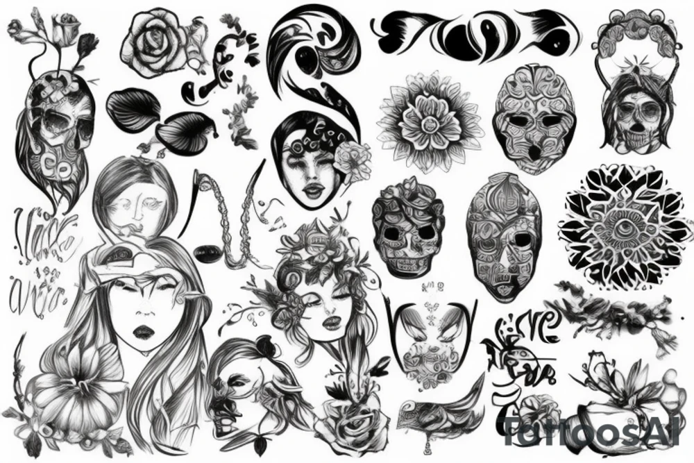 Человек с бензопилой tattoo idea