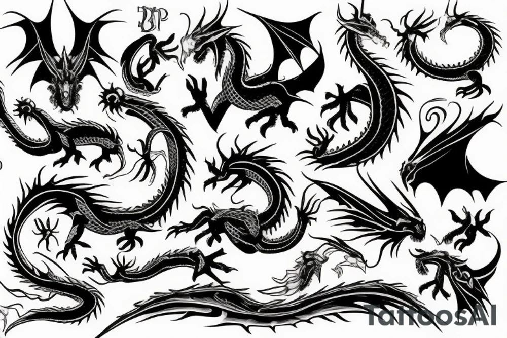 dragon tattoo idea