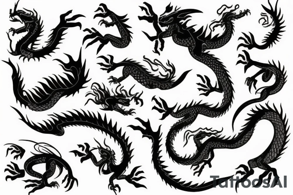 dragon tattoo idea