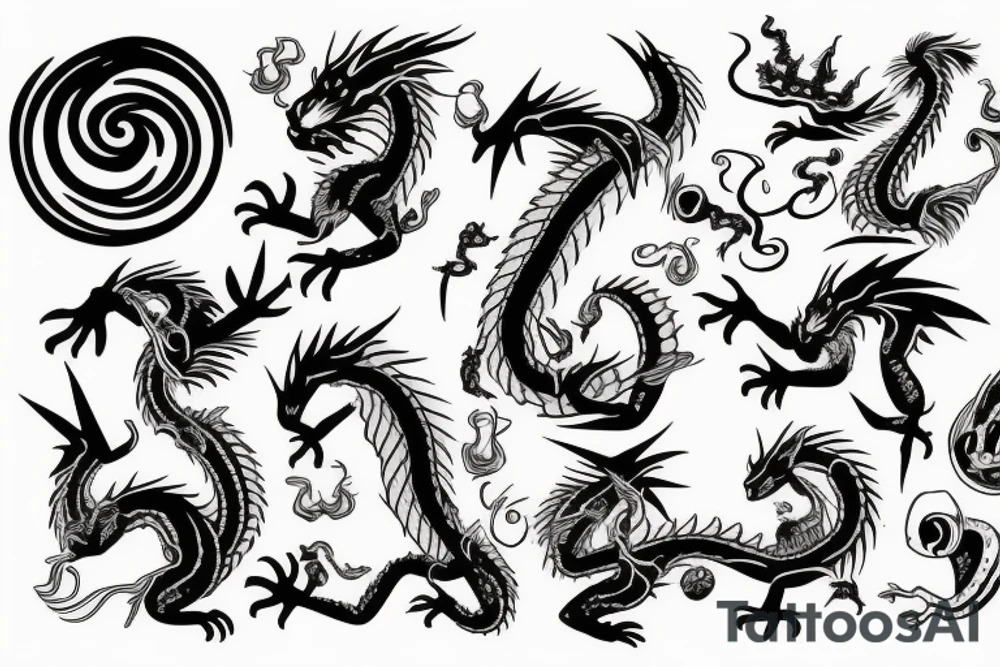 dragon tattoo idea