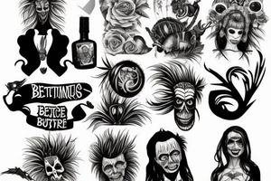 Beetlejuice tattoo idea