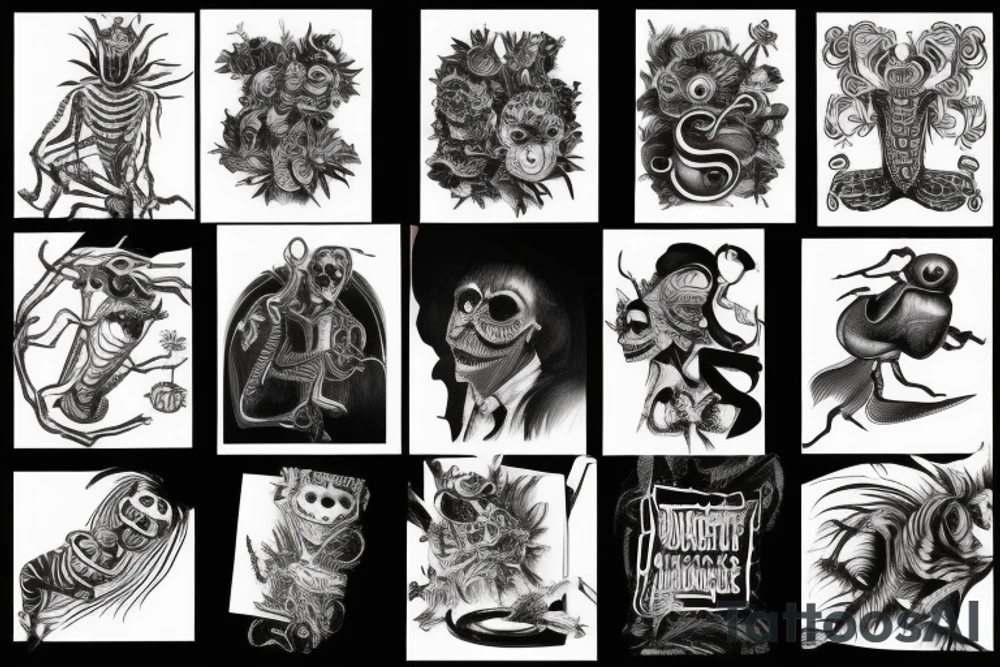 Beetlejuice tattoo idea