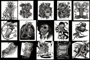 Beetlejuice tattoo idea