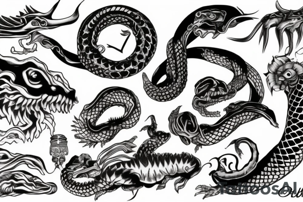 ouroboros tattoo idea