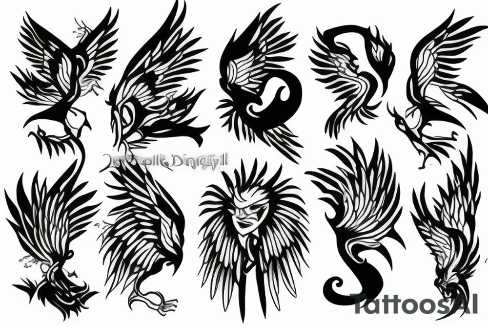 Phoenix tattoo idea
