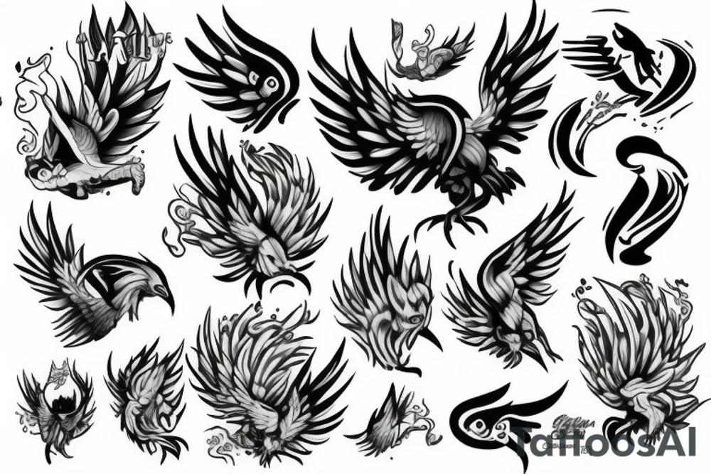 Phoenix tattoo idea