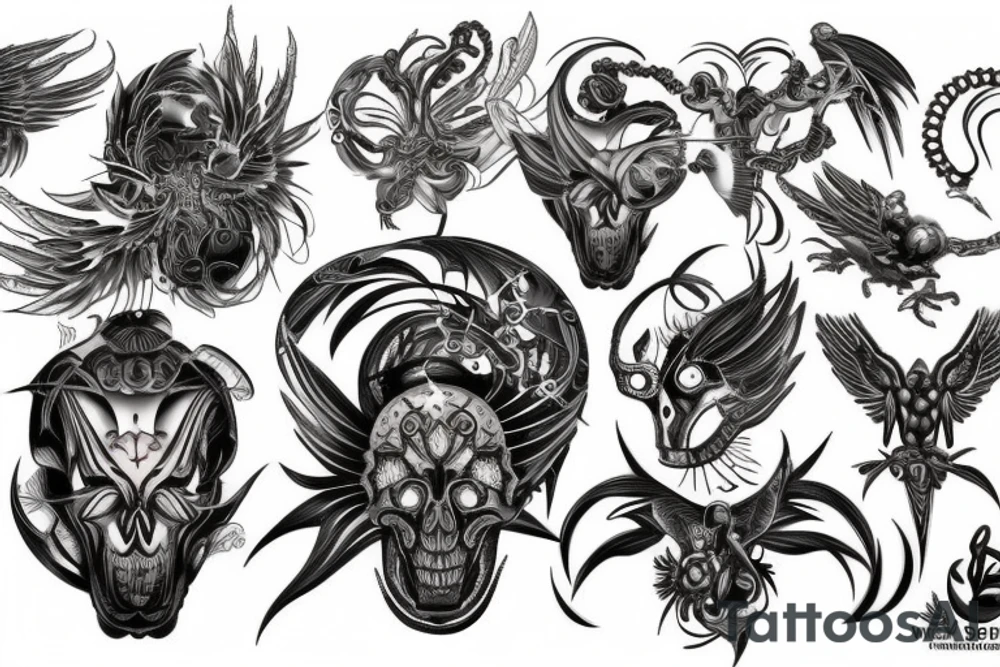 Phoenix tattoo idea
