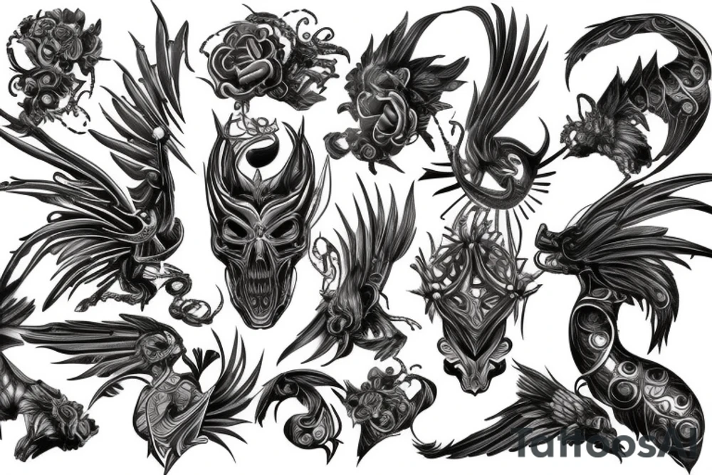 Phoenix tattoo idea