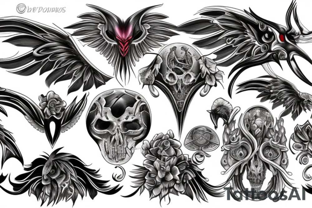 Phoenix tattoo idea