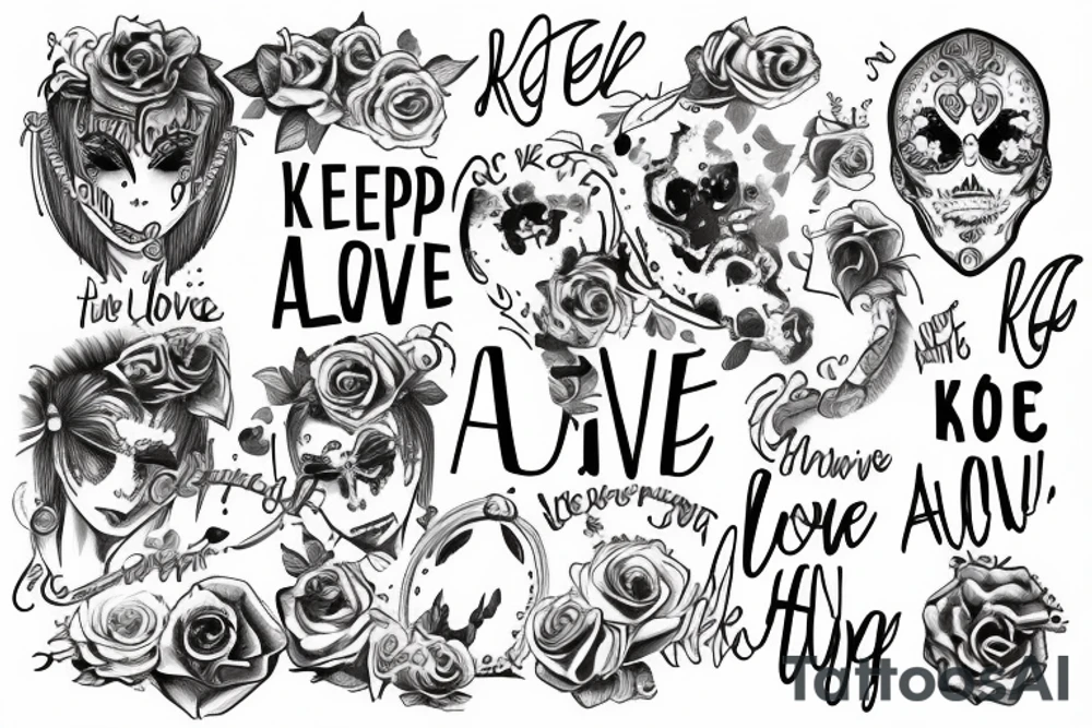 Keep Alive Love Always tattoo idea