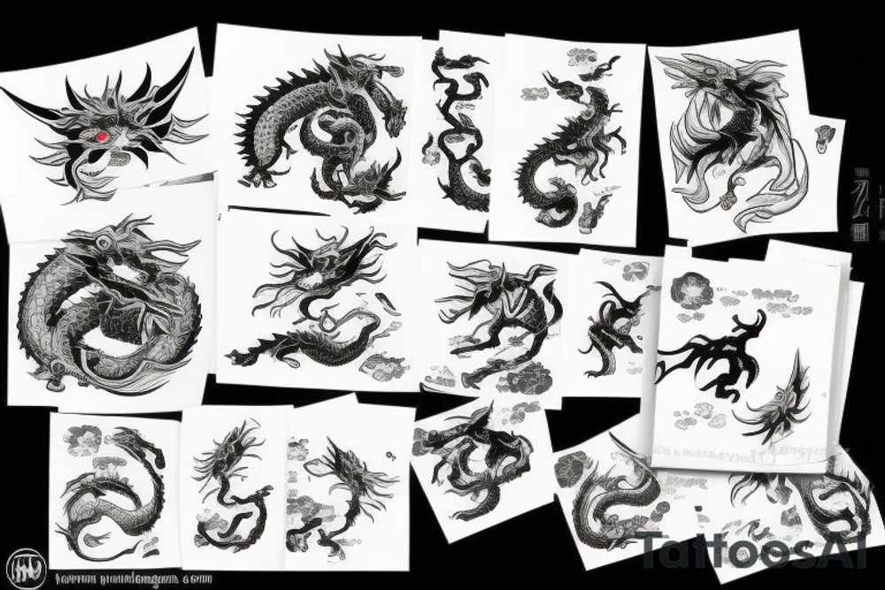 A dragon tattoo idea