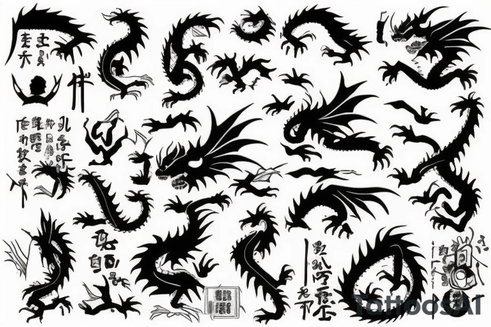 A dragon tattoo idea