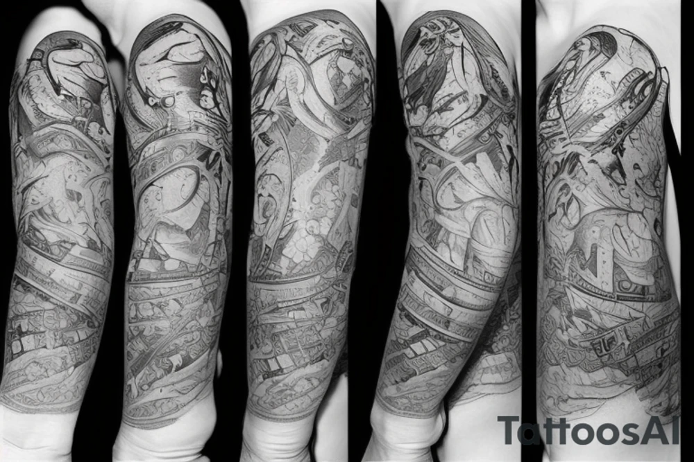 Черный ворон взмахивающий крыльями tattoo idea