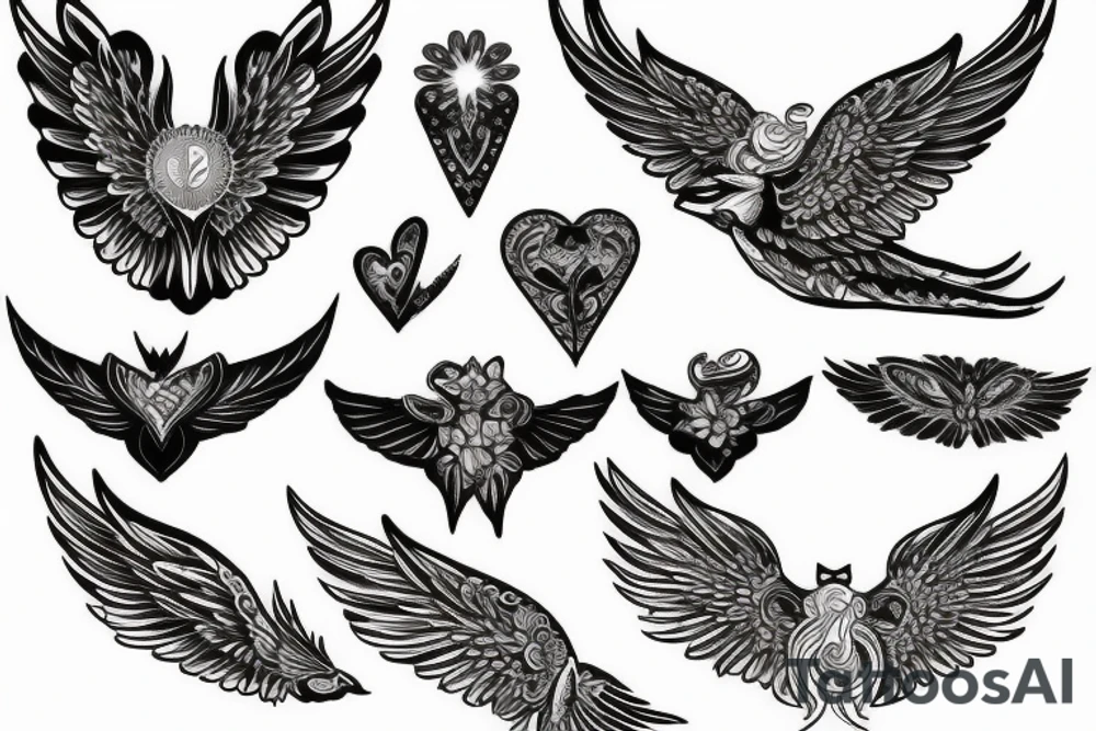 wings tattoo idea