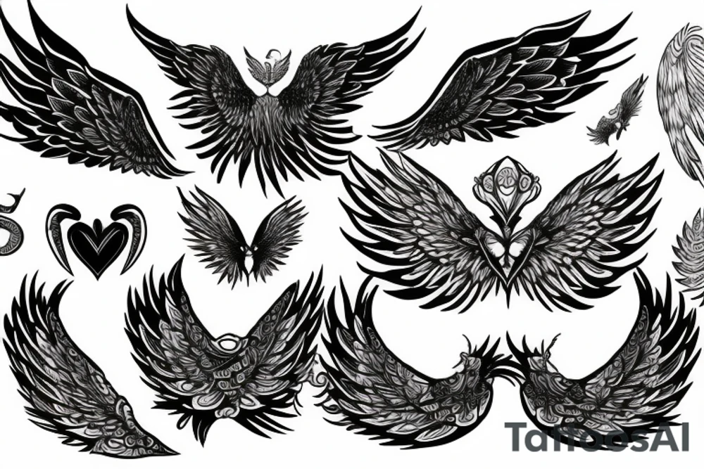 wings tattoo idea