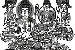 Warrior Buddha tattoo idea
