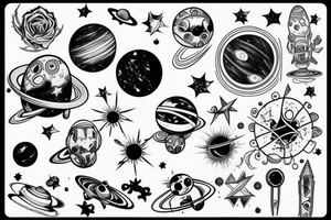 Space tattoo idea