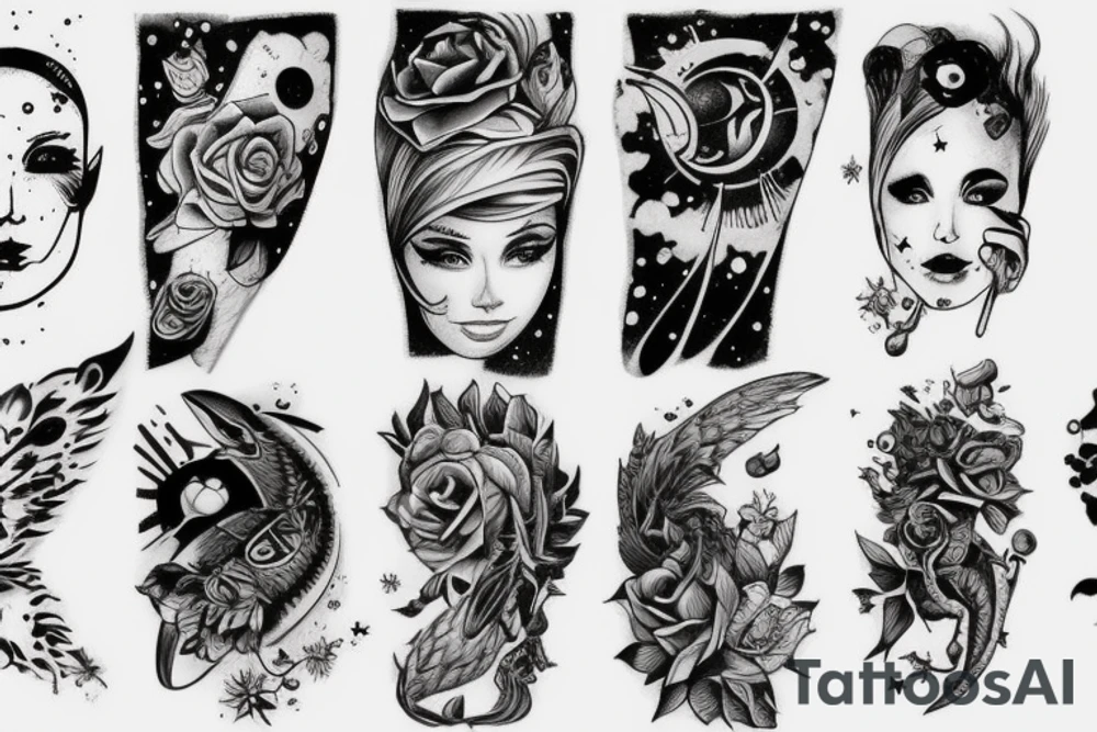 Space tattoo idea