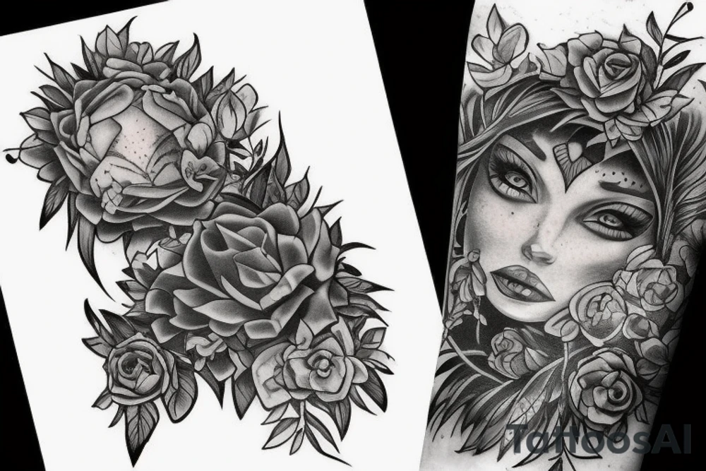 raven tattoo idea