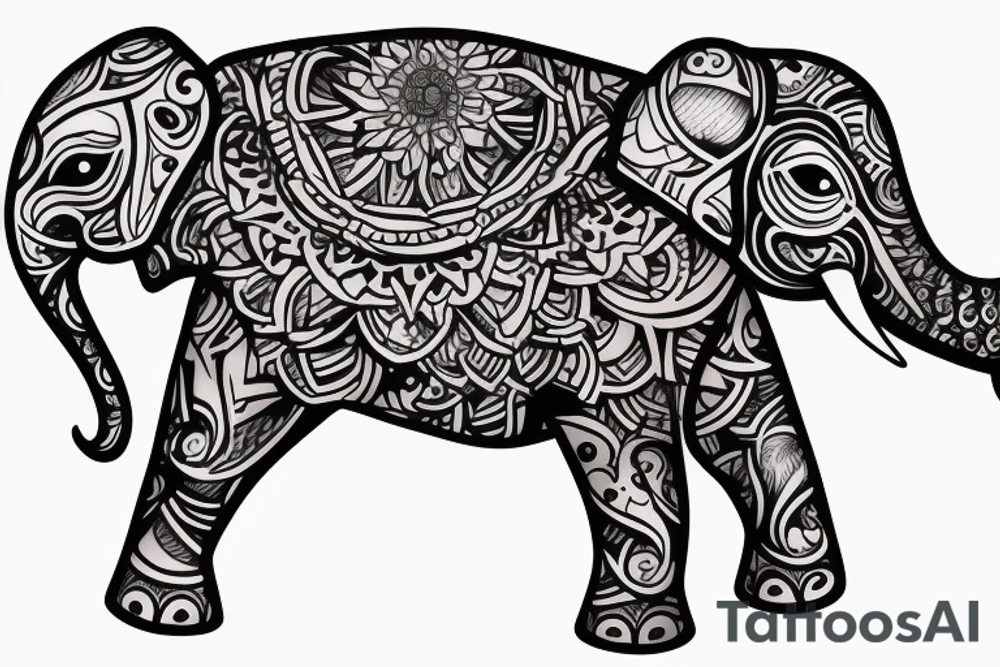 Little::Elephant::baloon tattoo idea