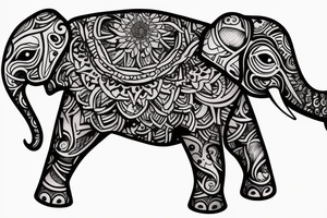Little::Elephant::baloon tattoo idea