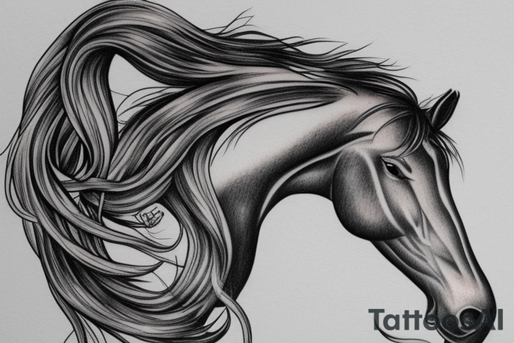 Horse tattoo idea