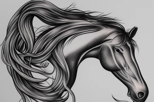 Horse tattoo idea