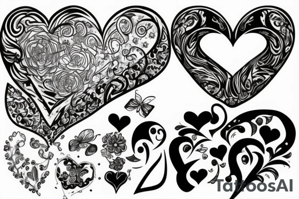 heart tattoo idea