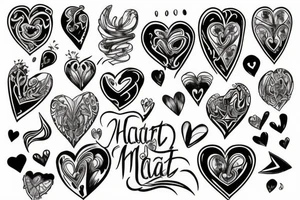heart tattoo idea