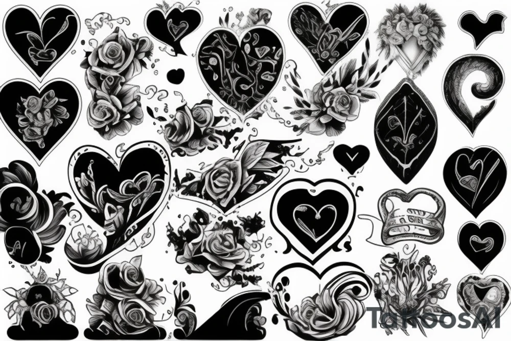heart tattoo idea