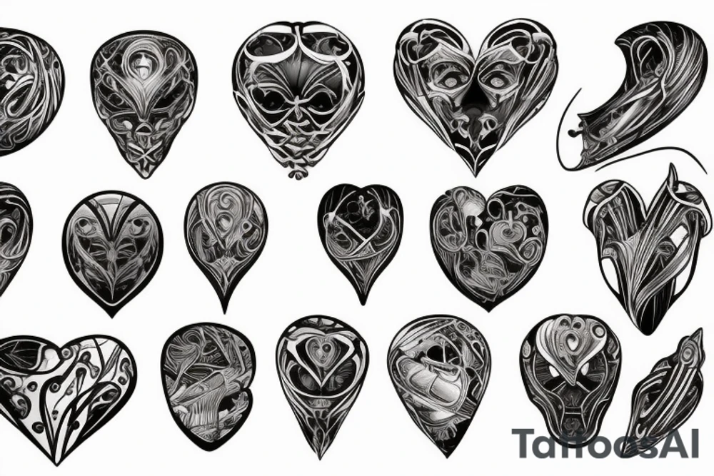 heart tattoo idea