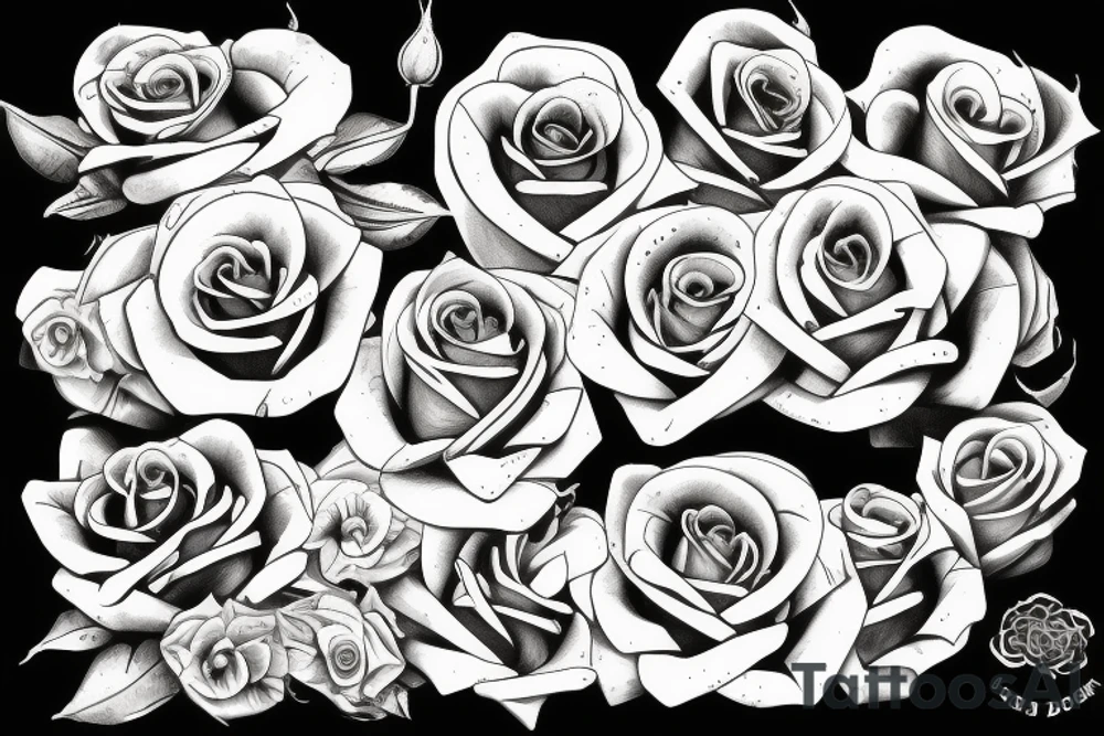 roses tattoo idea