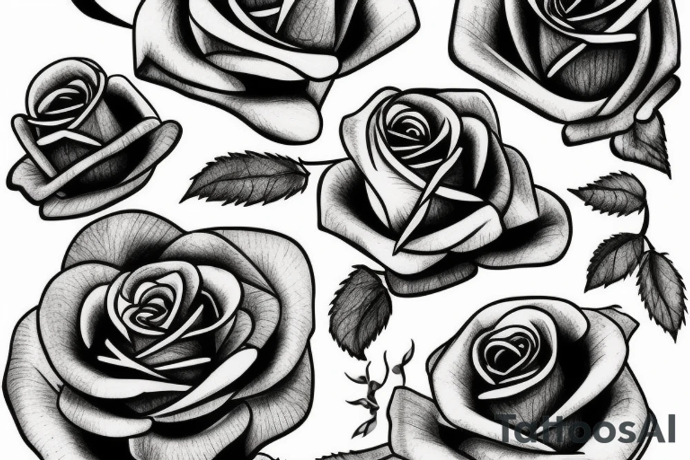 roses tattoo idea