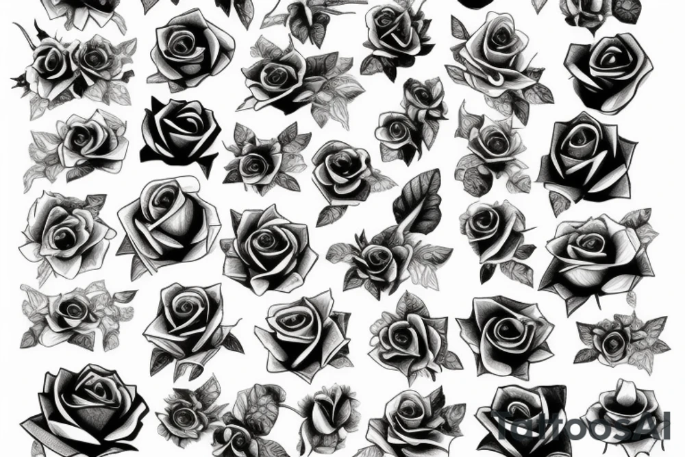 roses tattoo idea