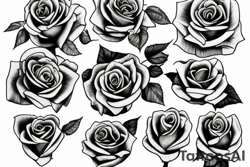 roses tattoo idea