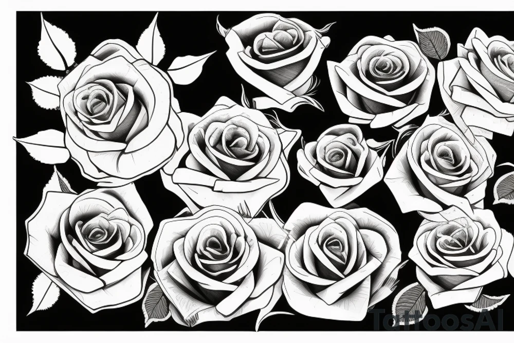 roses tattoo idea