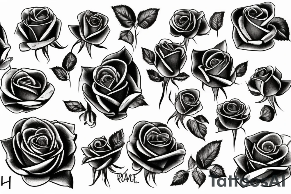 roses tattoo idea
