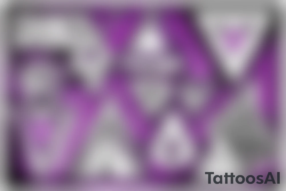 Purple Triangle. Inside the smoke tattoo idea