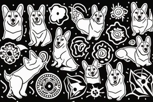 corgi tattoo idea