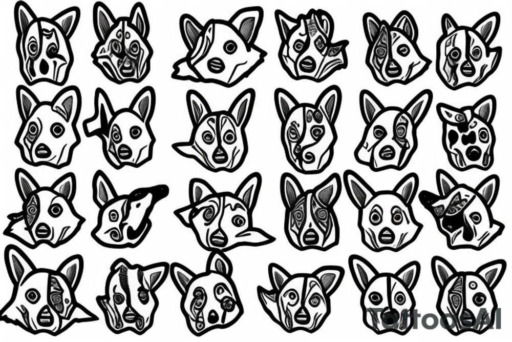 corgi tattoo idea