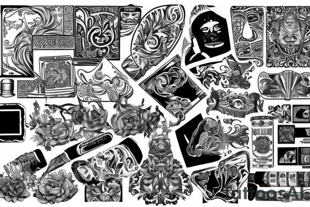 pack of Viceroy cigarettes tattoo idea