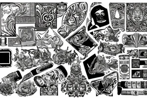pack of Viceroy cigarettes tattoo idea
