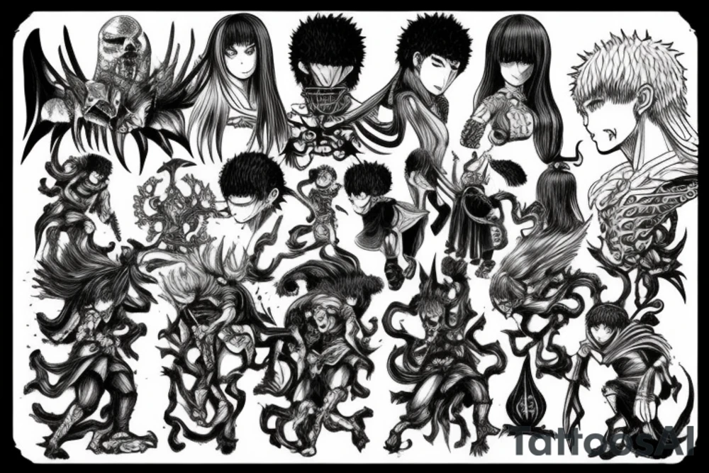 Art related to manga Berserk tattoo idea